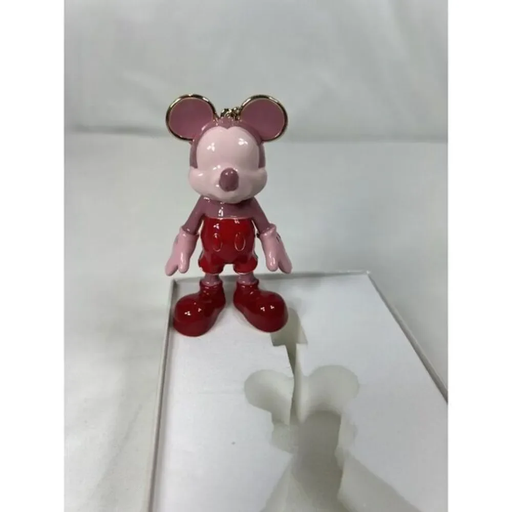 BAUBLEBAR x Disney Mickey Mouse‎ Bag Charm Fob Key Chain Red & Pink Acrylic